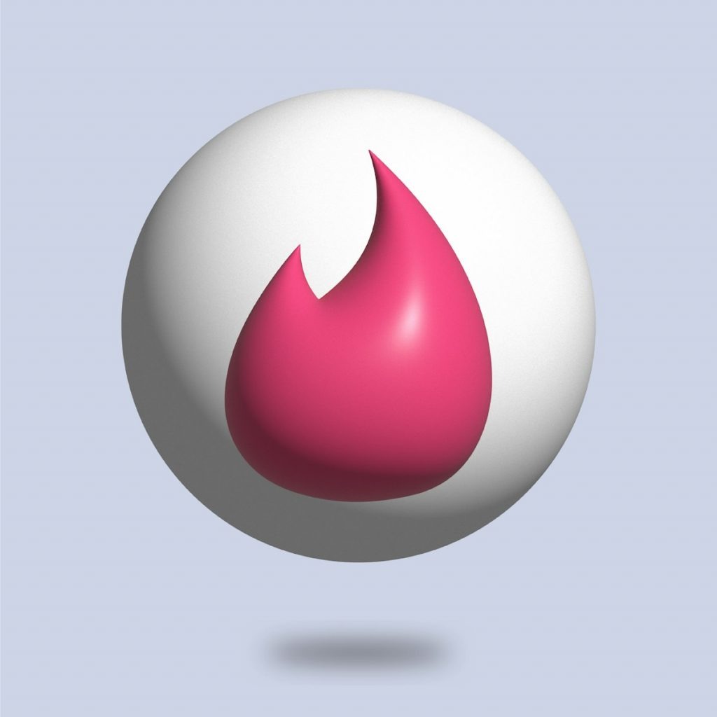 Plan cul sur Tinder : les 6 techniques pour réussir a white ball with a pink drop on it